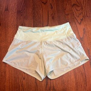 Lululemon speedy up shorts size 4